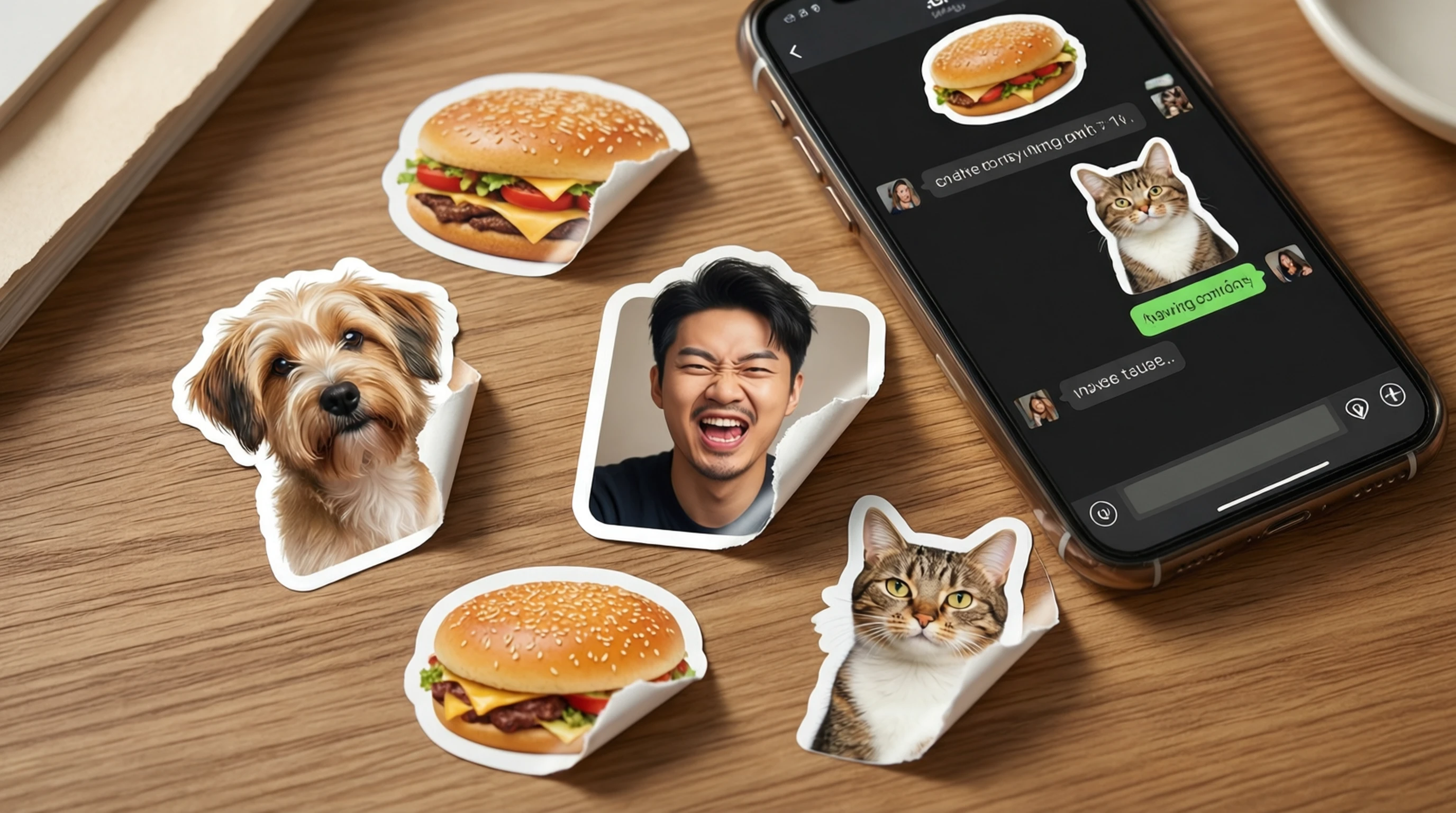 Make custom stickers from any photo by removing the background